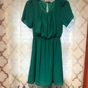 Vintage Kelly Green dress